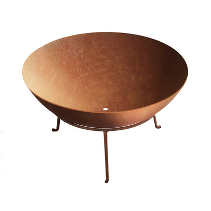 Grillz Fire Pit Cast Iron Rustic 70cm - Cosy Abode
