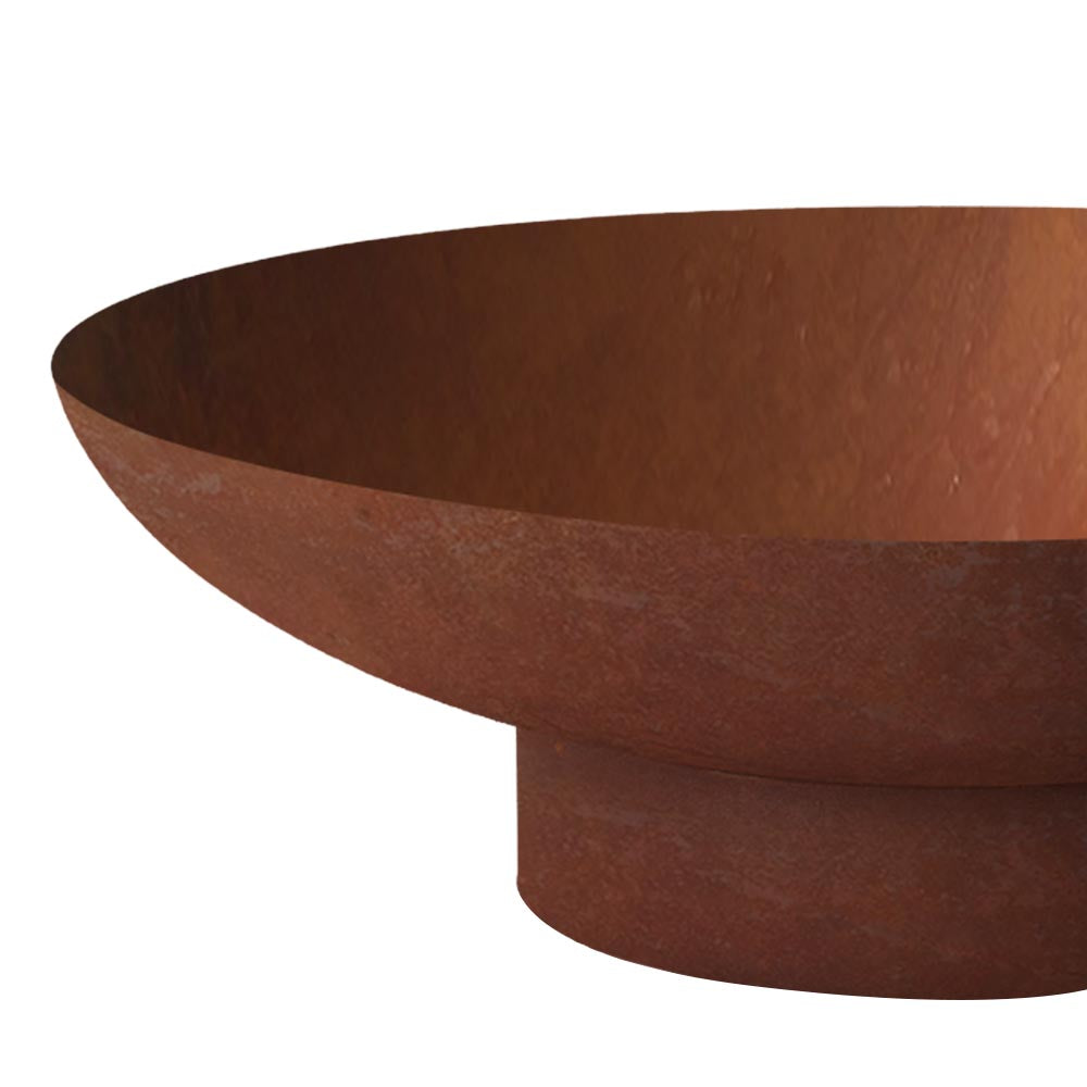 Grillz Fire Pit Bowl Cast Iron Rustic 80cm - Cosy Abode