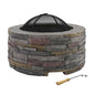 Grillz Fire Pit Table Round 70cm - Cosy Abode