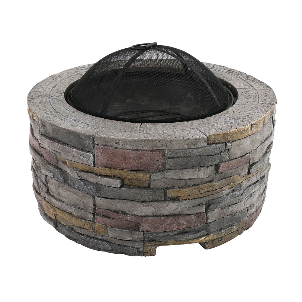 Grillz Fire Pit Table Round 70cm - Cosy Abode