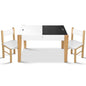 Keezi Kids Table Chair Set Children Storage Study Desk Toy Play Game Chalkboard - Cosy Abode
