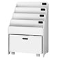 Keezi 4 Tiers Kids Bookshelf Storage Organiser Children Bookcase Drawers Display - Cosy Abode
