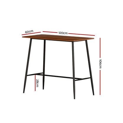Artiss Halle Bar Table 120CM Rectangular - Cosy Abode