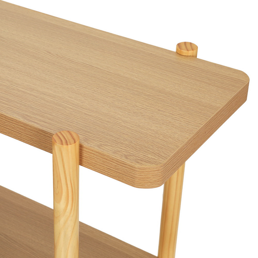 Artiss Console Table 92CM 2-tier Pine Sera - Cosy Abode