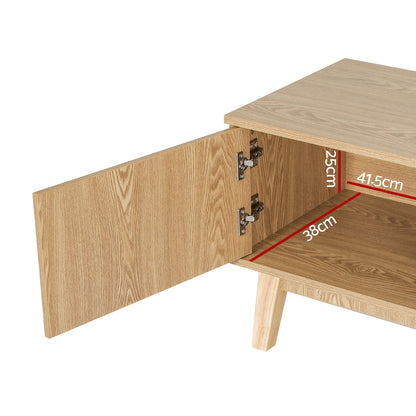 Artiss TV Cabinet Entertainment Unit Stand Storage Shelves TV Unit 140CM - Cosy Abode