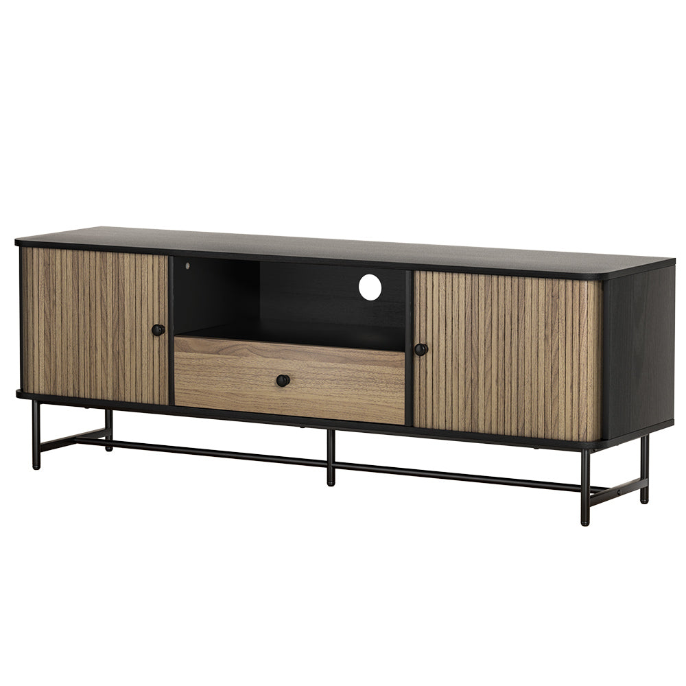 Artiss Entertainment Unit TV Cabinet 150CM Black Boris - Cosy Abode