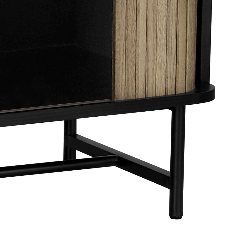Artiss Entertainment Unit TV Cabinet 150CM Black Boris - Cosy Abode