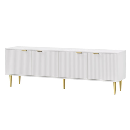 Artiss TV Cabinet Entertainment Unit Stand Storage 180CM White - Cosy Abode