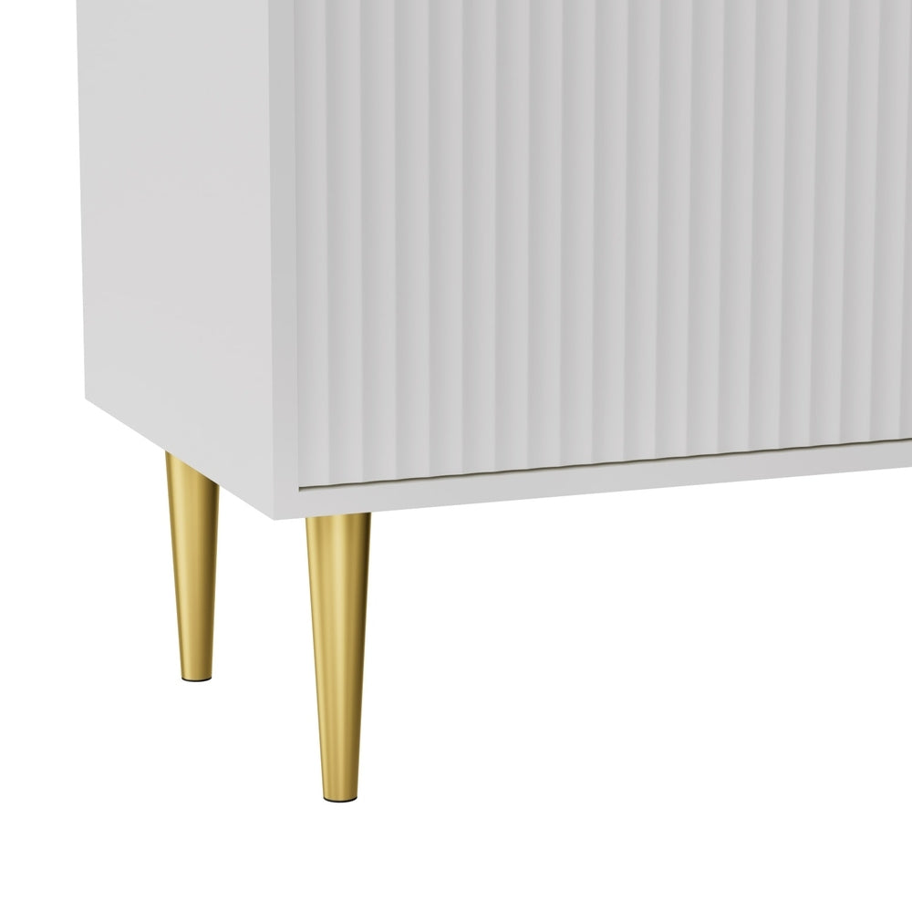 Artiss TV Cabinet Entertainment Unit Stand Storage 180CM White - Cosy Abode