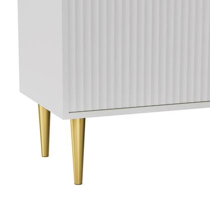 Artiss TV Cabinet Entertainment Unit Stand Storage 180CM White - Cosy Abode