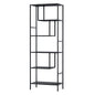 Artiss Bookshelf 5 Tiers RHYS - Black - Cosy Abode