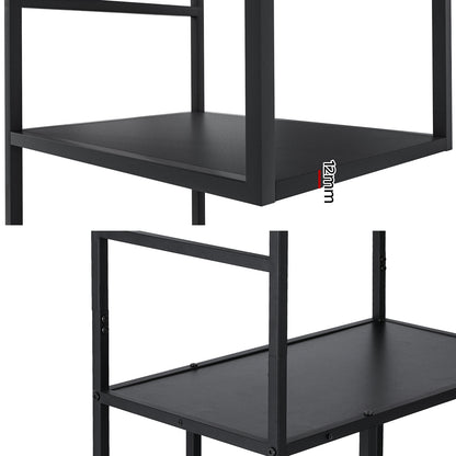 Artiss Bookshelf 5 Tiers RHYS - Black - Cosy Abode