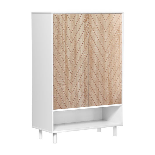 Artiss Shoe Rack Cabinet 24 Pairs 6-tier White - Cosy Abode