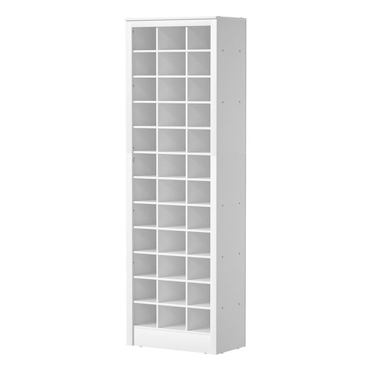 Artiss Shoe Rack 12-tier 36 Pairs Storage White - Cosy Abode