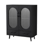 Artiss Buffet Sideboard Double Doors - Black - Cosy Abode