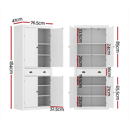 Artiss Buffet Sideboard Cupboard Cabinet White - Cosy Abode