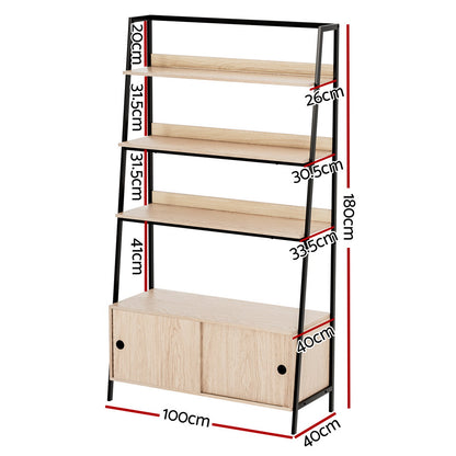 Artiss Bookshelf 5 Tier Cube Cabinet MIRA Oak - Cosy Abode