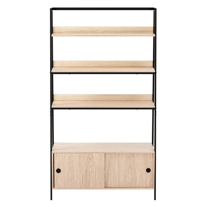 Artiss Bookshelf 5 Tier Cube Cabinet MIRA Oak - Cosy Abode