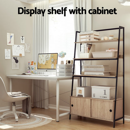 Artiss Bookshelf 5 Tier Cube Cabinet MIRA Oak - Cosy Abode