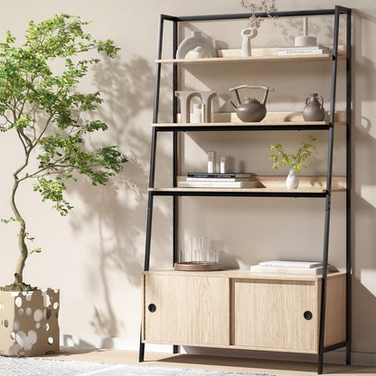 Artiss Bookshelf 5 Tier Cube Cabinet MIRA Oak - Cosy Abode