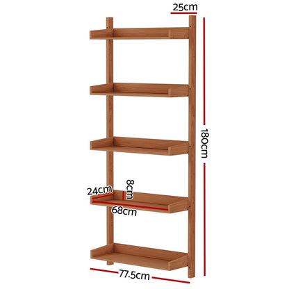 Artiss Bookshelf Floating Shelf  CAPIZ Oak - Cosy Abode