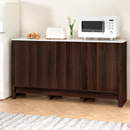 Artiss Buffet Sideboard Cabinet Marble Style Tabletop - Cosy Abode