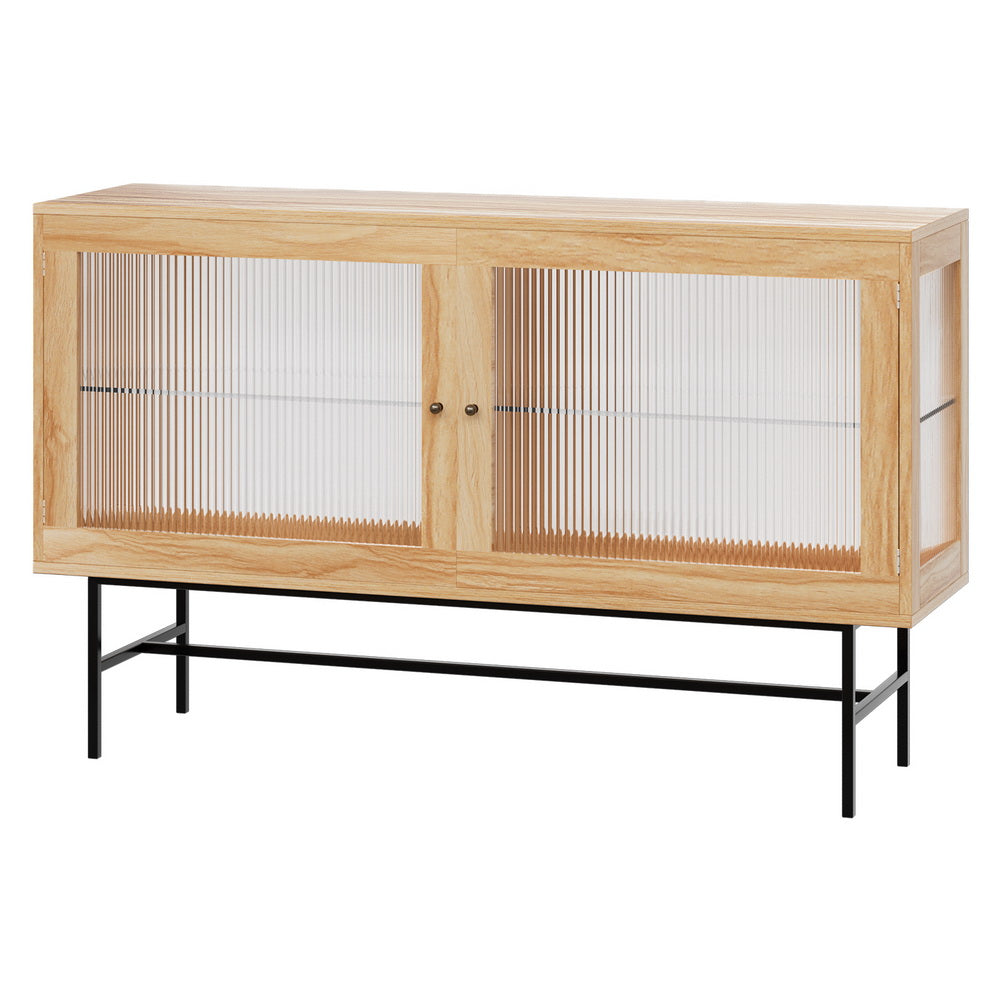 Artiss Buffet Sideboard Double Doors - Oak - Cosy Abode