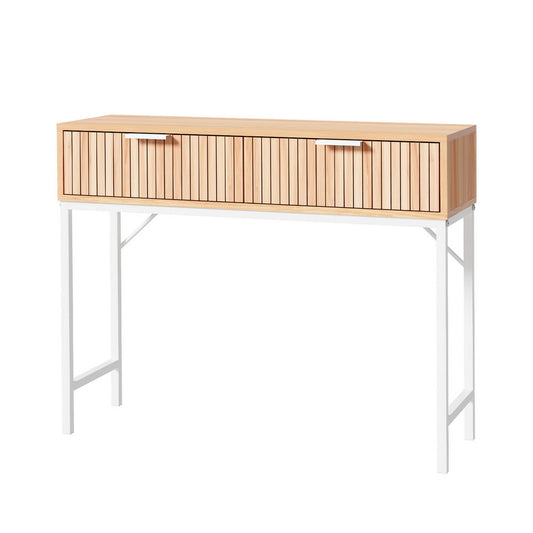 Artiss Console Table 2 Drawers 92CM - Cosy Abode