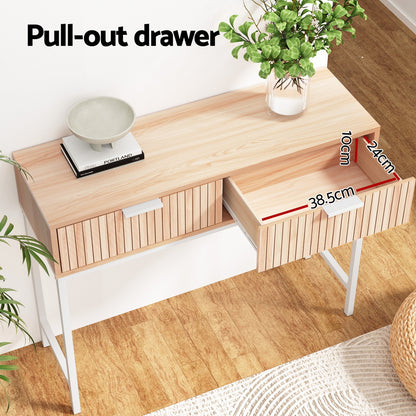Artiss Console Table 2 Drawers 92CM - Cosy Abode