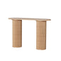 Artiss Console Table Oval 115CM Pine Blake - Cosy Abode