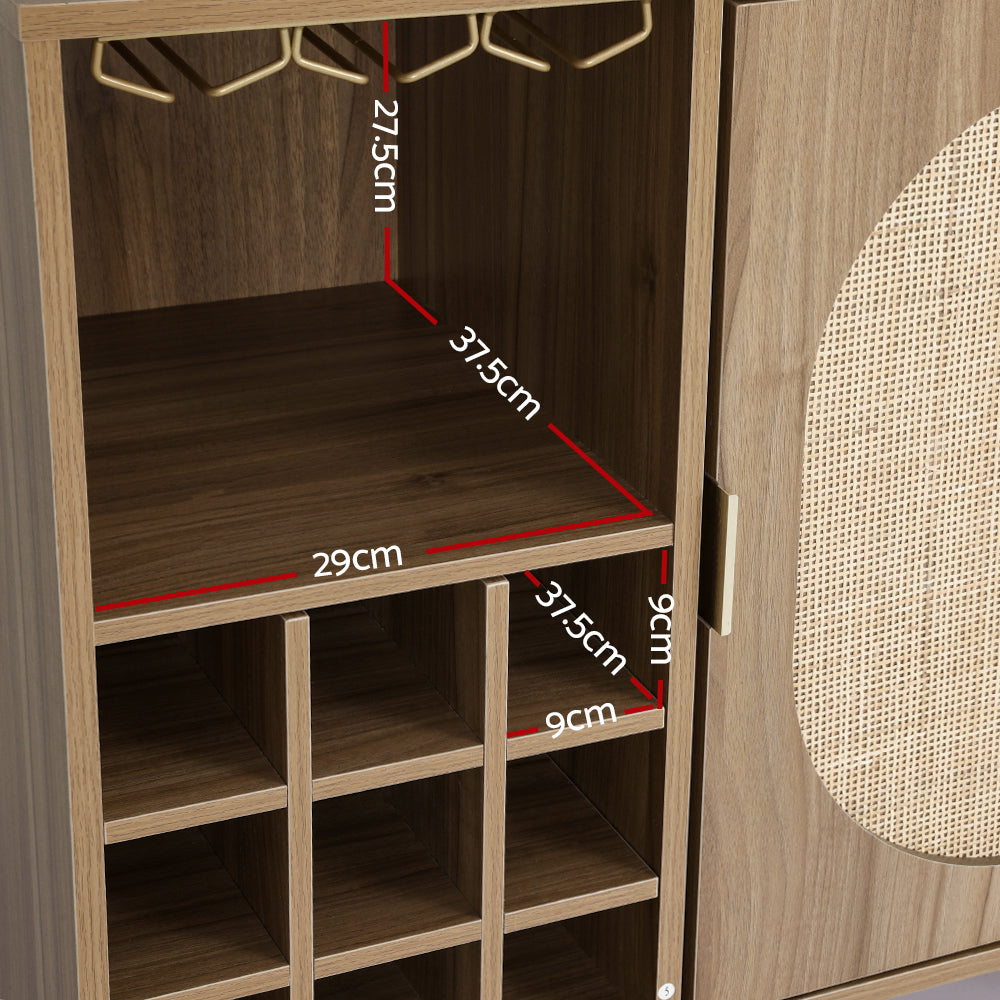 Artiss Buffet Sideboard with Wine Rack - ANYA - Cosy Abode