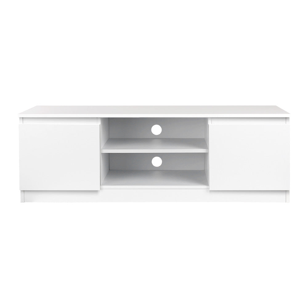 Artiss TV Cabinet Entertainment Unit 120cm White Anita - Cosy Abode