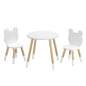 Keezi 3 Piece Kids Table and Chairs Set Activity Playing Study Children Desk - Cosy Abode