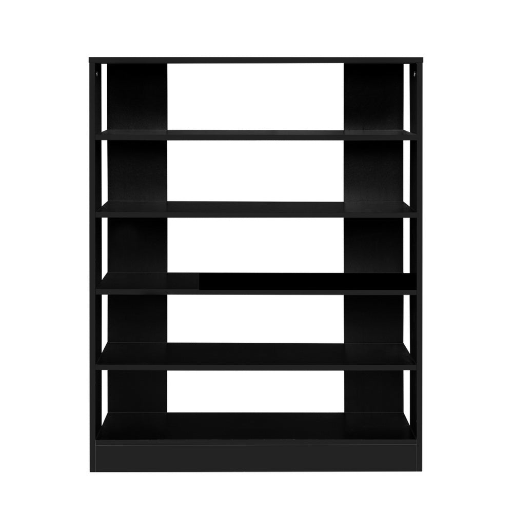 Artiss Shoe Rack 30 Pairs 6-Tier Shelf Black - Cosy Abode