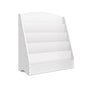 Keezi 5 Tiers Kids Bookshelf Magazine Shelf Organiser Bookcase Display Rack White - Cosy Abode