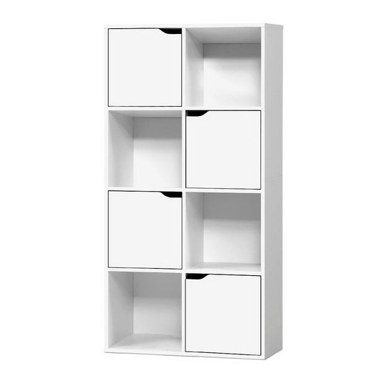 Artiss Bookshelf 8 Cube Shlef - DANA White - Cosy Abode