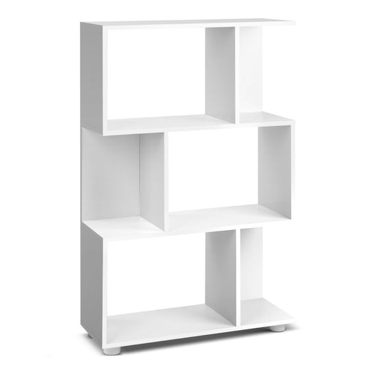 Artiss Bookshelf 3 Tiers - NINA White - Cosy Abode