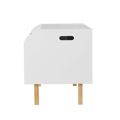 Keezi Kids Toy Box Chest Bookshelf Storage Children Bookcase Organiser Display - Cosy Abode