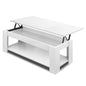 Artiss Coffee Table Lift-top Coffee Table White - Cosy Abode