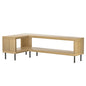 Artiss Entertainment Unit Corner TV Cabinet Storage Shelf Bevis - Cosy Abode