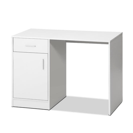 Artiss Computer Desk Drawer Cabinet White 100CM - Cosy Abode