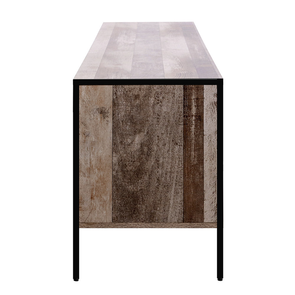 Artiss TV Stand Entertainment Unit Storage Cabinet Industrial Rustic Wooden 120cm - Cosy Abode