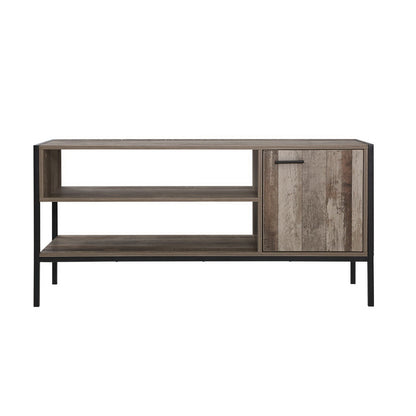 Artiss TV Cabinet Entertainment Unit Stand Storage Wood Industrial Rustic 124cm - Cosy Abode