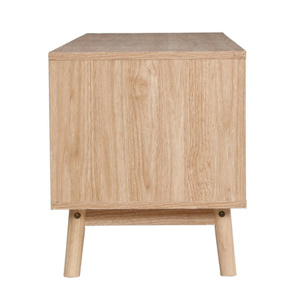 Artiss TV Cabinet Entertainment Unit Stand Wooden Storage 140cm Scandinavian - Cosy Abode