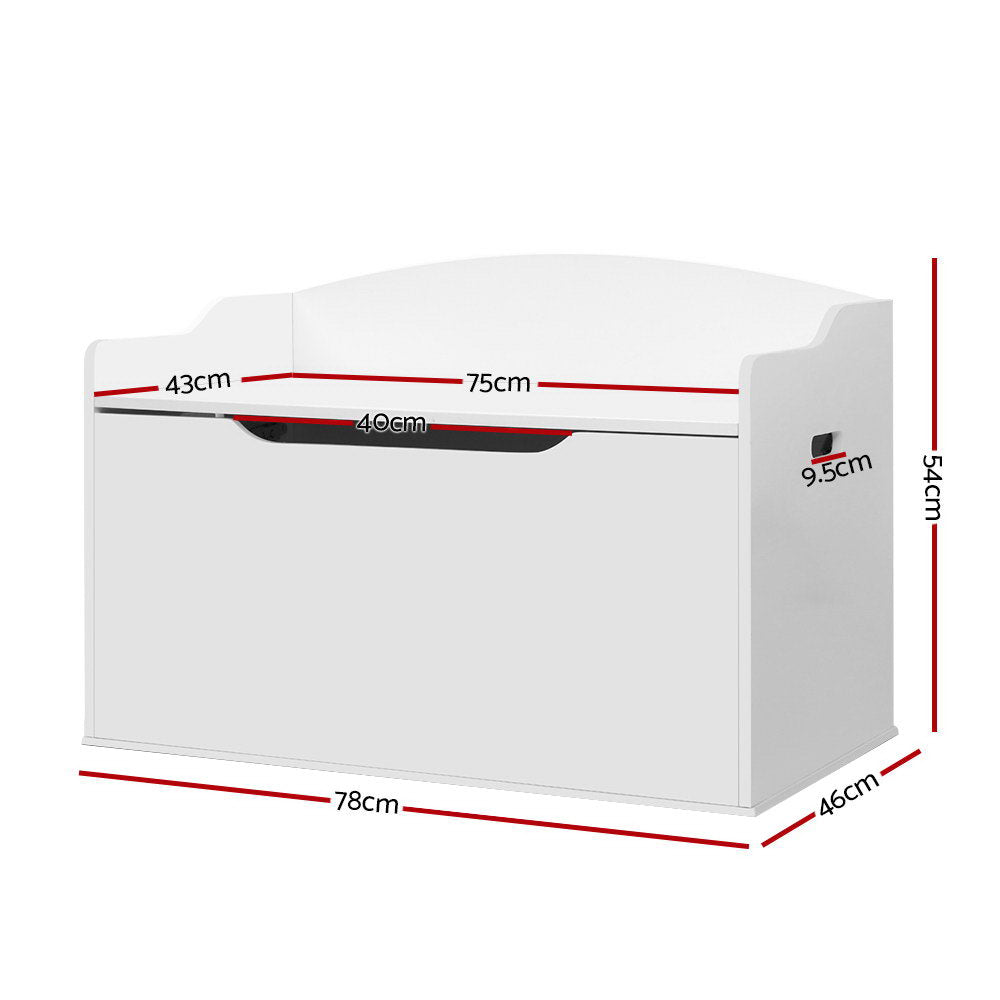 Keezi Kids Toy Box Chest Storage Cabinet Children Clothes Container Organiser - Cosy Abode