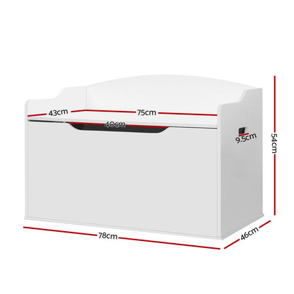 Keezi Kids Toy Box Chest Storage Cabinet Children Clothes Container Organiser - Cosy Abode