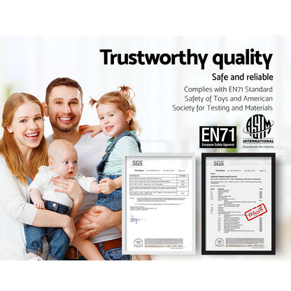 Keezi 4 Tiers Kids Bookshelf Magazine Rack Children Bookcase Organiser Drawer - Cosy Abode