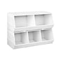 Keezi Kids Toy Box Bookshelf Storage Bookcase Organiser Display Stackable - Cosy Abode
