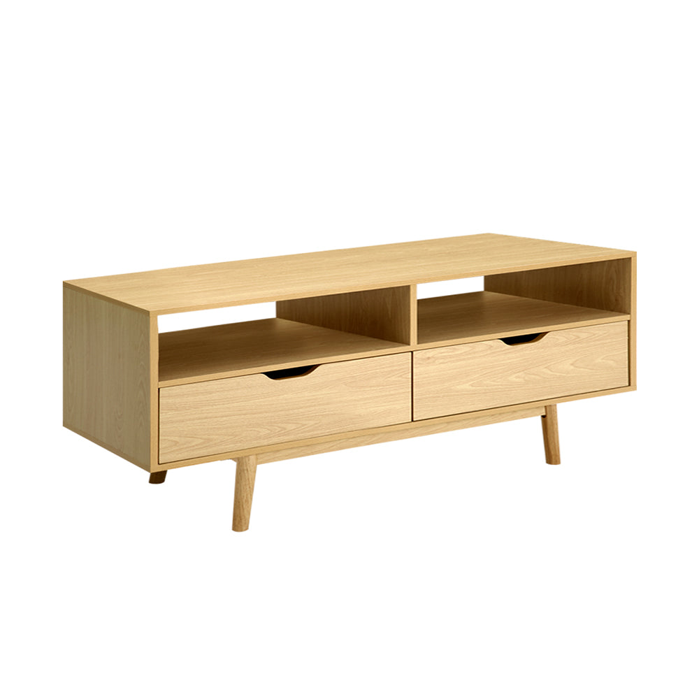Artiss TV Cabinet Entertainment Unit 120cm Pine Ford - Cosy Abode