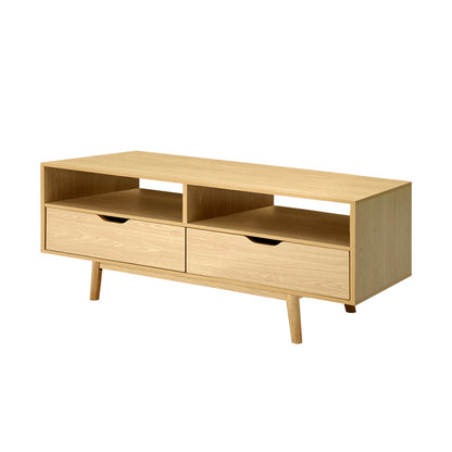 Artiss TV Cabinet Entertainment Unit 120cm Pine Ford - Cosy Abode